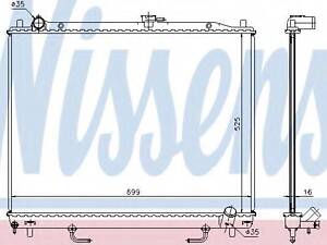 Радіатор MT MONTERO(00-)3.2 DI-D(+)[OE MR404689] NISSENS 68181A на MITSUBISHI SHOGUN IV (V8_W, V9_W)