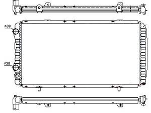 Радіатор на Boxer, C25, Ducato, Jumper, Laguna