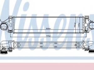 Радіатор наддуву NISSENS 96471 на VOLVO S80 II седан (AS)