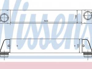 Радіатор наддуву NISSENS 96607 на BMW 5 седан (E60)