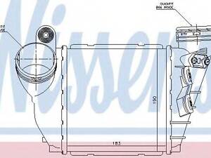 Радиатор наддува NISSENS 96679 на VW GOLF Mk IV (1J1)