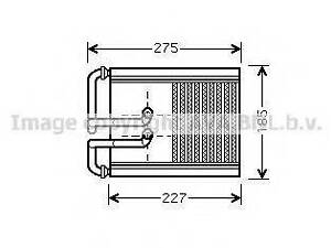 Радіатор нагрівача AVA QUALITY COOLING HY6168 на KIA SPORTAGE (JE_, KM_)