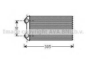 Радіатор нагрівача AVA QUALITY COOLING RTA6439 на RENAULT TRAFIC II автобус (JL)