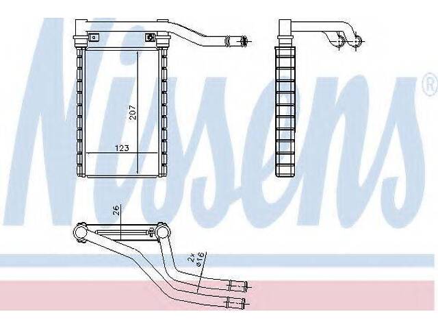 Радиатор отопителя NISSENS 73991 на SUZUKI SX4 седан (GY) - Фото 1
