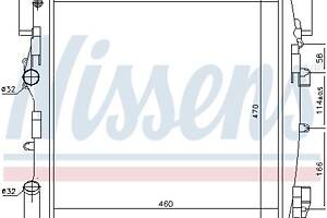 Радиатор NISSAN KUBISTAR (X76) / RENAULT KANGOO (FC0/1_) 1997- г.