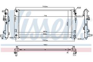 Радиатор NISSAN LEAF (ZE0) 2010-2017 г.