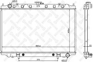 РАДИАТОР NISSAN MAXIMA IV 2.0 95-00р