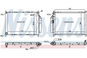 Радиатор NISSAN MICRA (K12) / NISSAN MICRA C+C (K12) / NISSAN NOTE (E11, NE11) 2002-2013 г.