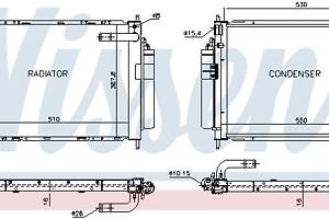 Радиатор NISSAN MICRA (K12) / NISSAN MICRA C+C (K12) / NISSAN NOTE (E11, NE11) 2002-2013 г.