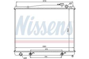 Радиатор NISSAN PATHFINDER (R50) 1995-2005 г.