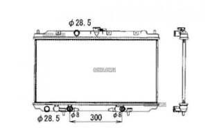 Радиатор NISSAN PRIMERA P12/W12 (2002-2008)