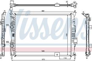 Радиатор NISSAN QASHQAI / QASHQAI +2 (J10, NJ10, JJ10E) 2006-2014 г.