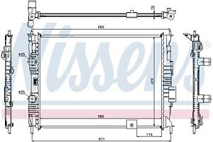 Радиатор NISSAN QASHQAI / QASHQAI +2 (J10, NJ10, JJ10E) 2006-2014 г.