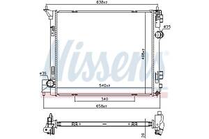 Радиатор NISSAN X-TRAIL (T32) / NISSAN X-TRAIL III / ROGUE (T32_, T32R, T32RR) 2013- г.