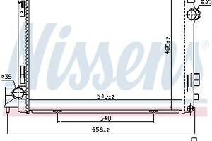 Радиатор NISSAN X-TRAIL (T32) / NISSAN X-TRAIL III / ROGUE (T32_, T32R, T32RR) 2013- г.