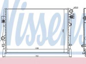Радiатор NISSENS 61027 на DODGE JC