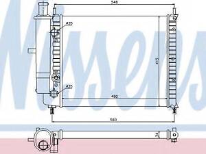 Радиатор NISSENS 61808 на FIAT BRAVA (182)