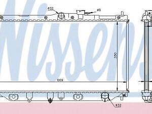 Радiатор NISSENS 62279A на ROVER 600 (RH)