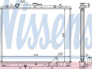 Радиатор NISSENS 62895A на MITSUBISHI G-WAGON (K90)