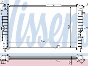 Радiатор NISSENS 630631 на OPEL VECTRA A Наклонная задняя часть (88_, 89_)