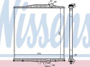 Радиатор NISSENS 654620 на VOLVO FH 12