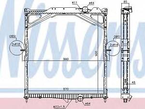 Радиатор NISSENS 65467A на VOLVO FH 12