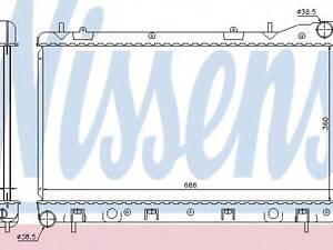 Радiатор NISSENS 67726 на SUBARU FORESTER (SG)