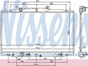 Радіатор NISSENS 69475 на HONDA ACCORD EURO VIII (CL)