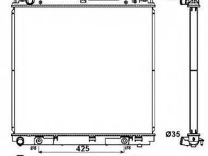 радиатор NRF 53179 на NISSAN NP300