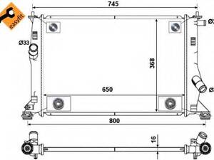 радиатор NRF 53465 на MAZDA 5 (CR19)