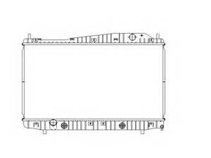 радіатор NRF 53482 на DAEWOO EVANDA (KLAL)