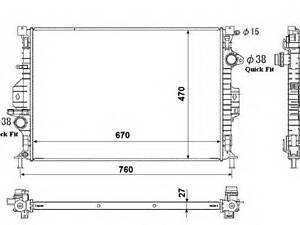 радіатор NRF 53812 на LAND ROVER LR2 (FA_)