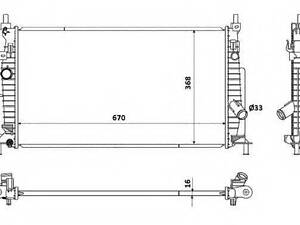 радиатор NRF 53905 на MAZDA 3 (BL)