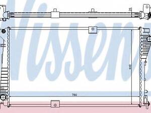 Радіатор NS PRIMASTAR(02-)2.0 dCi(+)[OE 21400-00Q0D] NISSENS 630709 на RENAULT TRAFIC II автобус (JL)