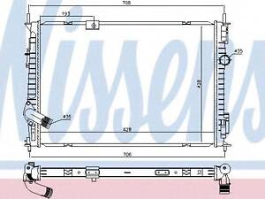 Радіатор NS QASHQAI(07-)1.6 dCi[OE 21400BB50A] NISSENS 68733 на NISSAN DUALIS (J10, JJ10)