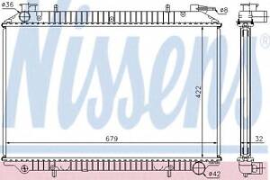 Радіатор NS SERENA(95-)1.6 i 16V(+)[OE 21400-7C700] NISSENS 62976A на NISSAN SERENA (C23M)