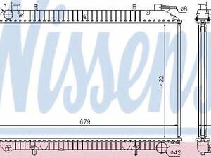 Радиатор NS SERENA(95-)1.6 i 16V(+)[OE 21400-7C700] NISSENS 62976A на NISSAN SERENA (C23M)