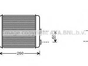 Радиатор обогревателя ASTRA GZAFIRA -AC 97-05 (Ava) AVA QUALITY COOLING OL6259 на OPEL ASTRA H универсал (L35)