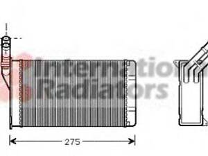 Радіатор обігрівача CITR ZXXANTIA PEUG 306 (Van Wezel) VAN WEZEL 09006082 на CITROËN ZX (N2)