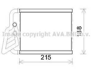 Радіатор обігрівача HYUN ACCENT 11- (вир-во AVA) AVA QUALITY COOLING HY6393 на HYUNDAI SOLARIS IV (RB)