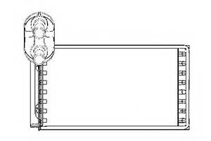 Радіатор обігріву салона