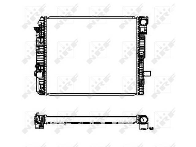 Радиатор охлаждения, MERCEDES ATEGO 98-