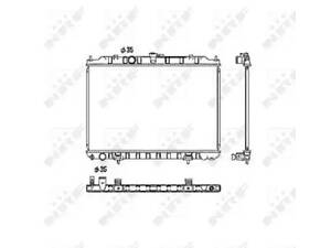 Радиатор охлаждения, NISSAN X-Trail 01-