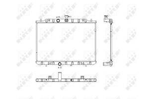 Радиатор охлаждения, NISSAN X-Trail 07-