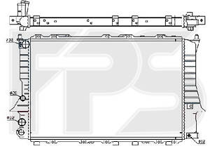 Радиатор охлаждения Audi 100 (C4) (90-)
