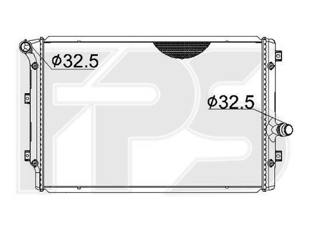 Радіатор охолодження Audi - Фото 1