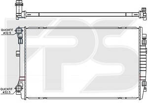 Радиатор охлаждения Audi