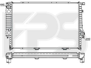 Радіатор охолодження BMW 8 Series [E31] (89-)