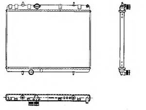 Радиатор охлаждения Citroen Xsara Picasso/Peugeot Partner 01-