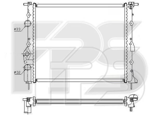 Радиатор охлаждения Dacia - Фото 1